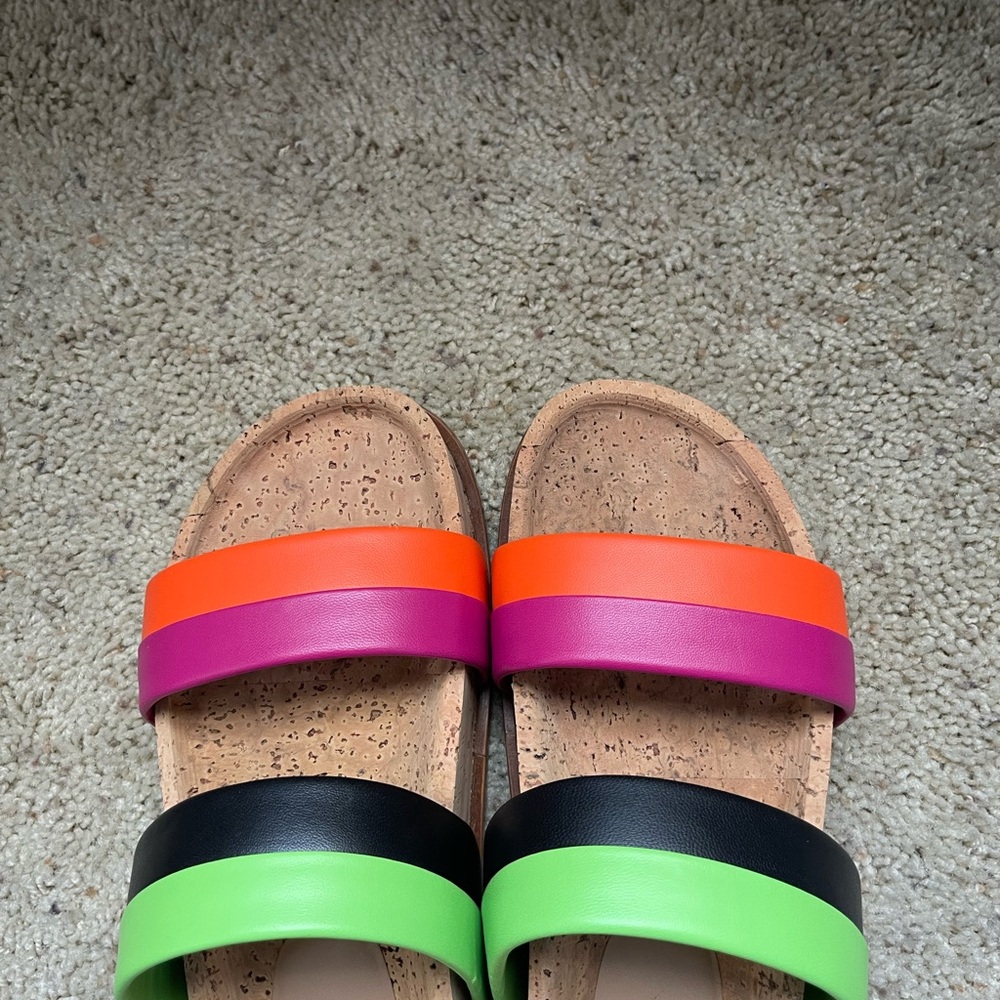 NWOB, Gabriela Hearst leather multicolored “Striker Platform Sandal” size 38 - Picture 5 of 13